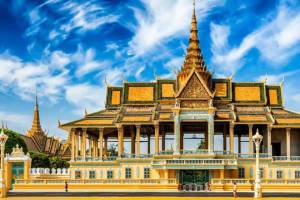 Koninklijk Paleis in Phnom Penh