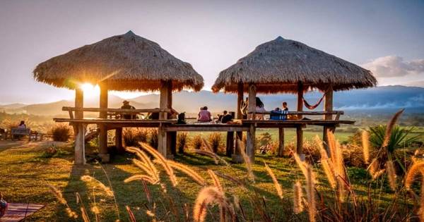 Pai: Sunset Tour met Yun Lai, Pai Canyon, Two Huts