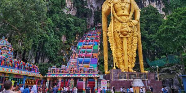 Kuala Lumpur: halve dagtour naar de Batu Caves met optioneel ophalen