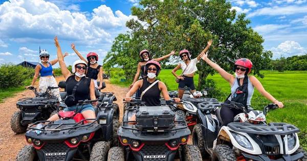 Siem Reap: Khmer dorp en viskwekerij ATV tour