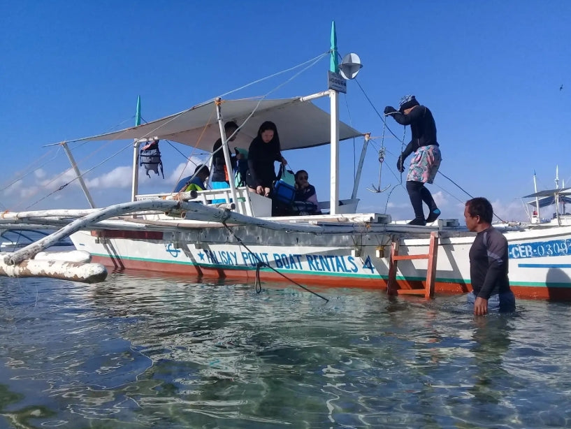 Cebu: walvishaaien in Oslob, Tumalog-watervallen en sardientrek in Moalboal