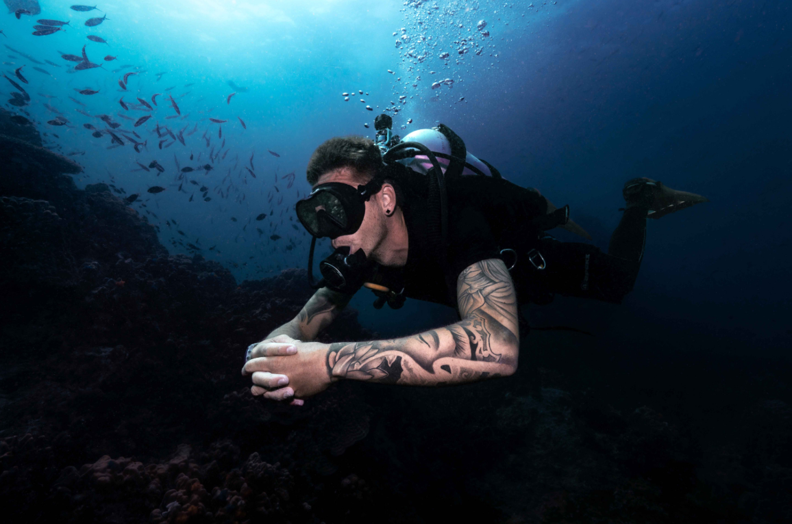 Duiken bij below zero divers