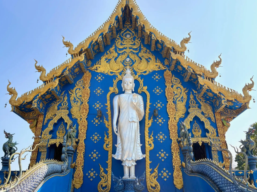 Chiang Mai: Witte, Blauwe en Rode tempel in Chiang Rai en Karen-stam