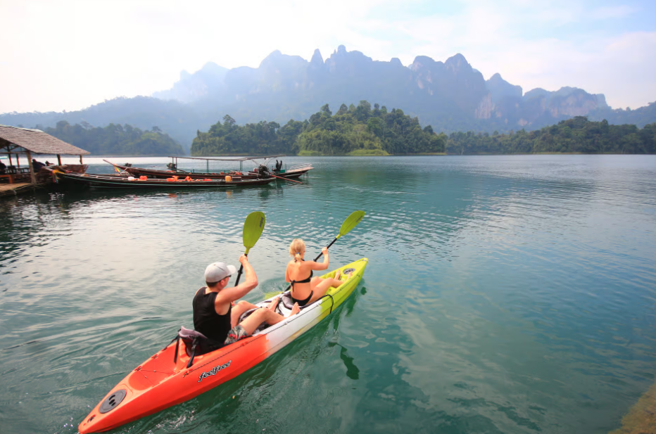 Vanuit Khao Lak/Khao Sok: Cheow Lan meer en Emerald Pool tour