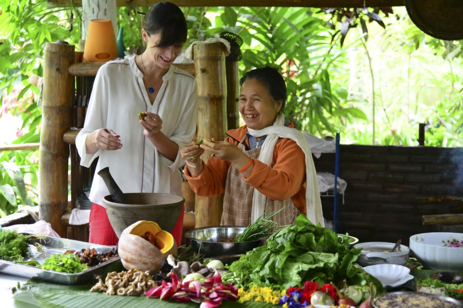 Luang Prabang: Kookles in het voormalig koninklijk paleis